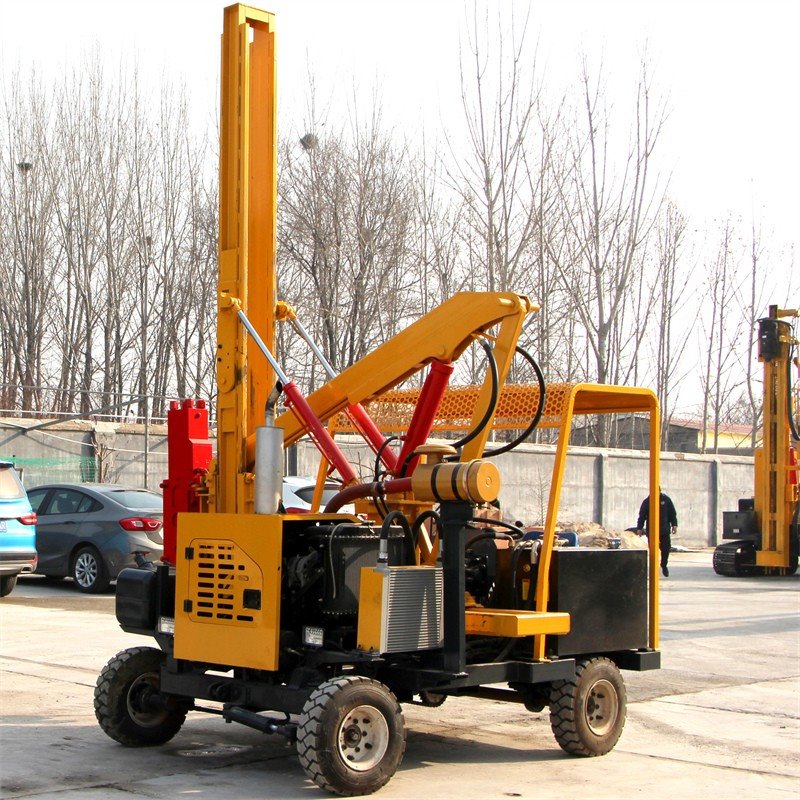 Four Wheel Guardrail Pile Driver best